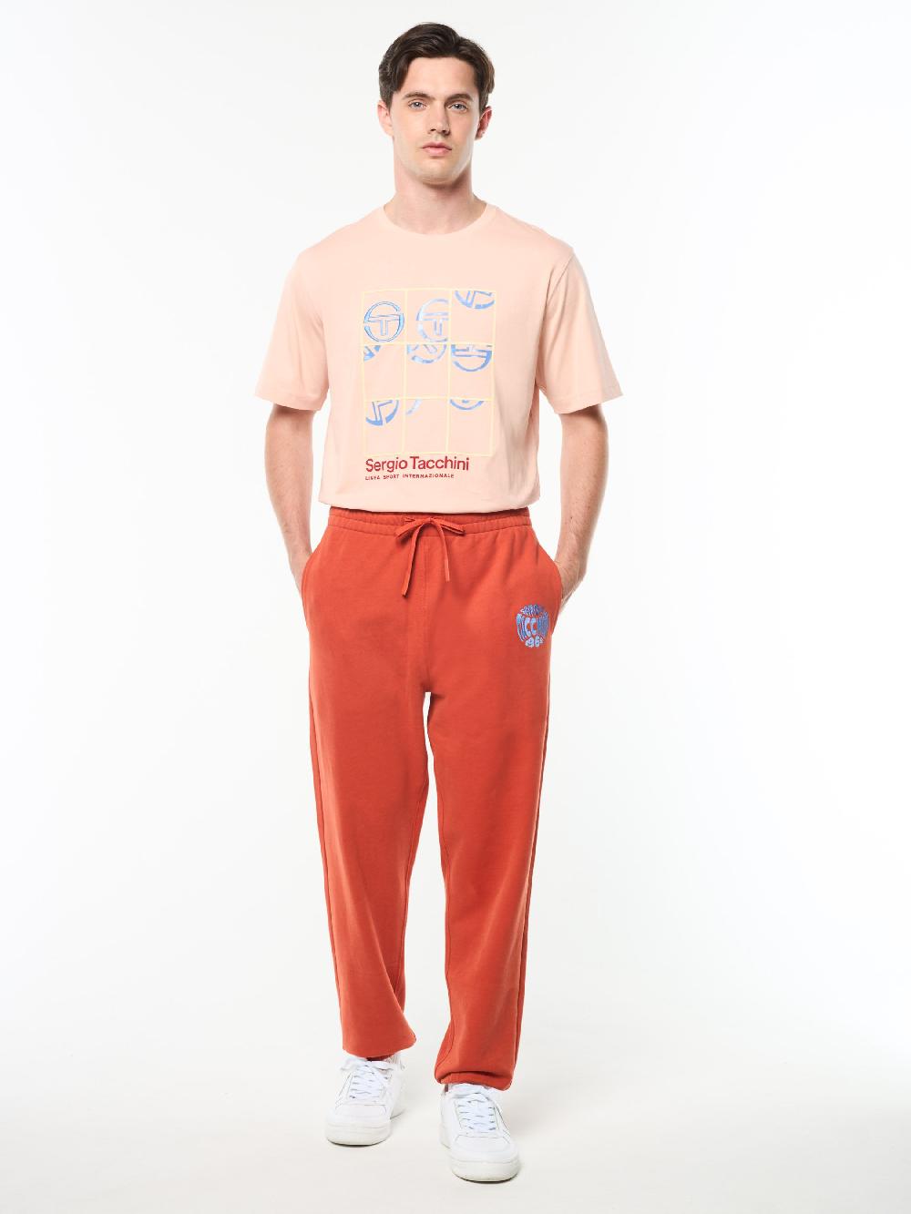 Egonlab X Sergio Tacchini Vincere Sweatpant- Hot Sauce