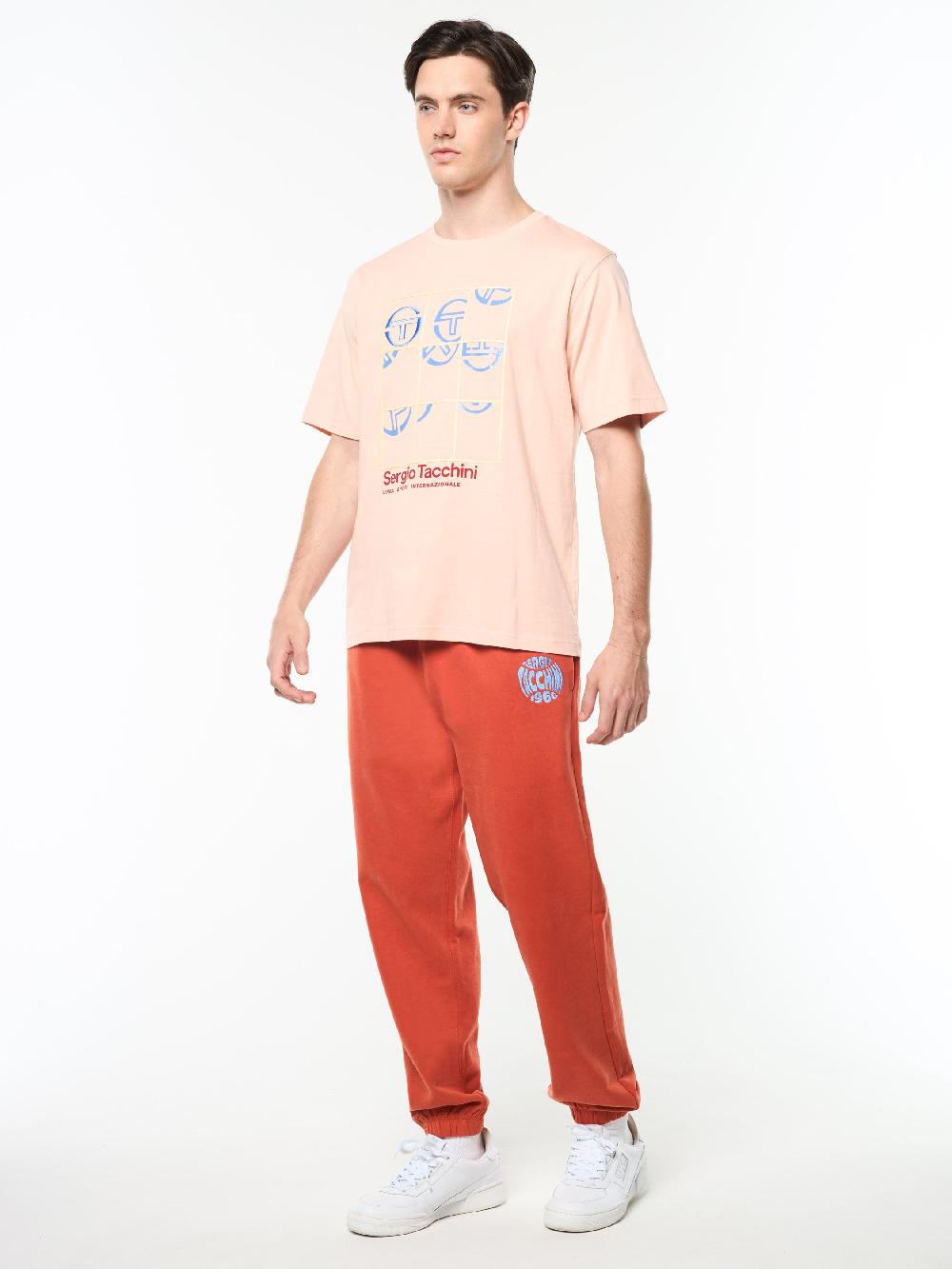 Egonlab X Sergio Tacchini Vincere T-Shirt- Evening Sand