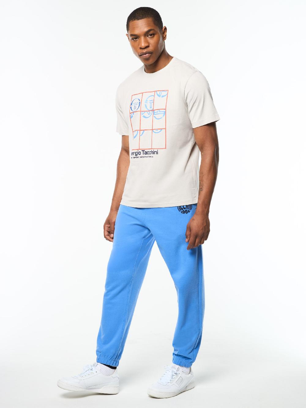 Egonlab X Sergio Tacchini Vincere T-Shirt- Quiet Grey