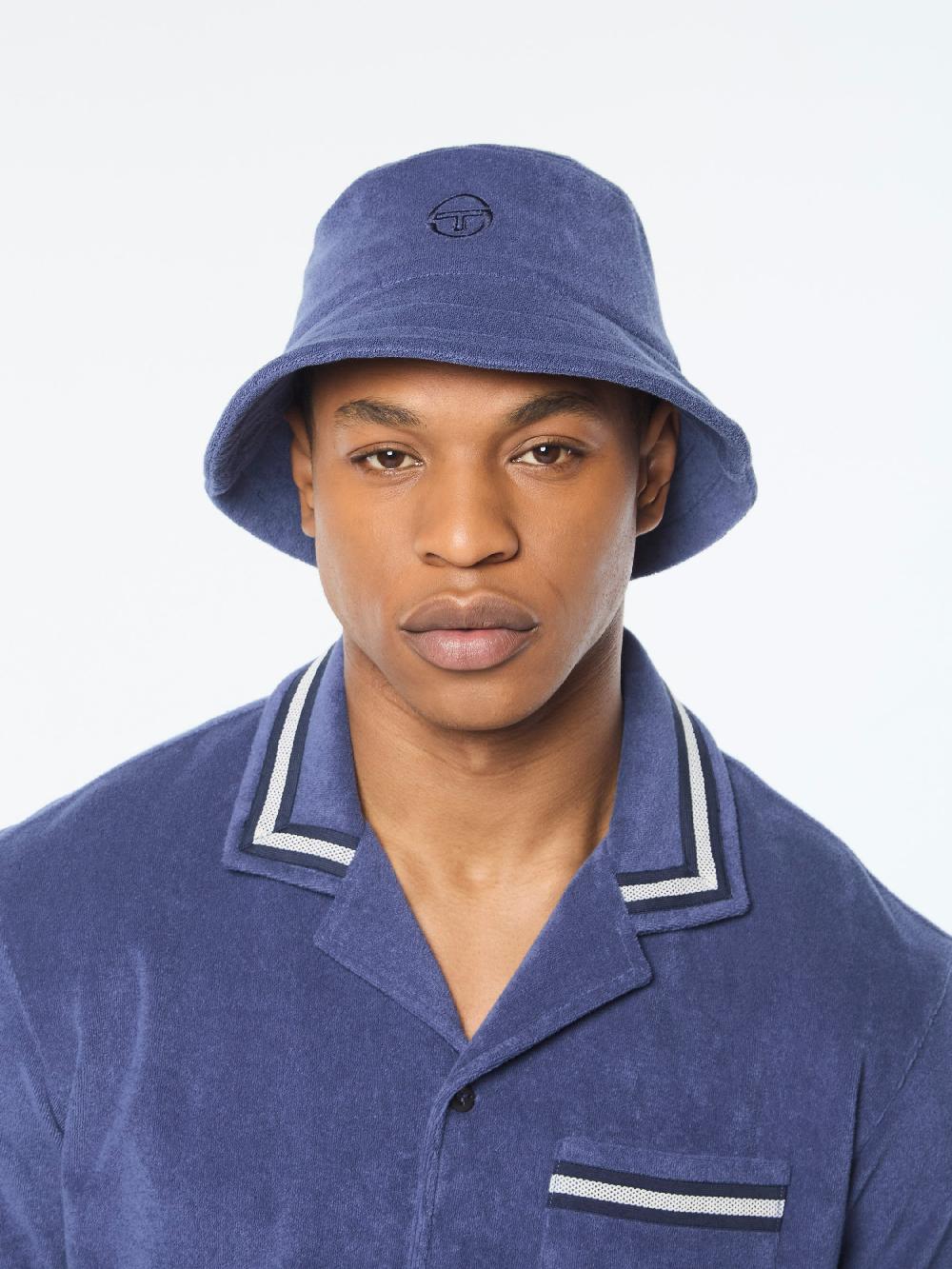 Egonlab X Sergio Tacchini Vitus Bucket Hat- Blue Indigo