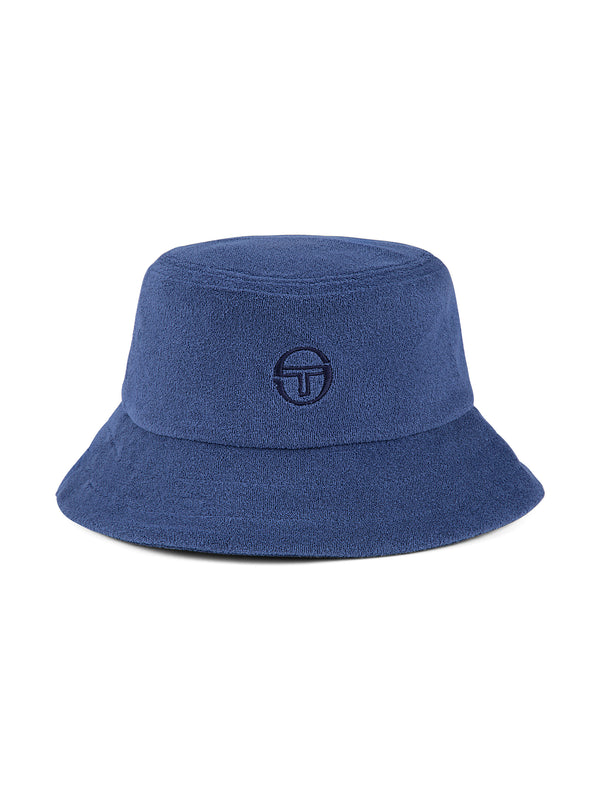 egonlab x sergio tacchini Vitus Bucket Hat- Blue Indigo