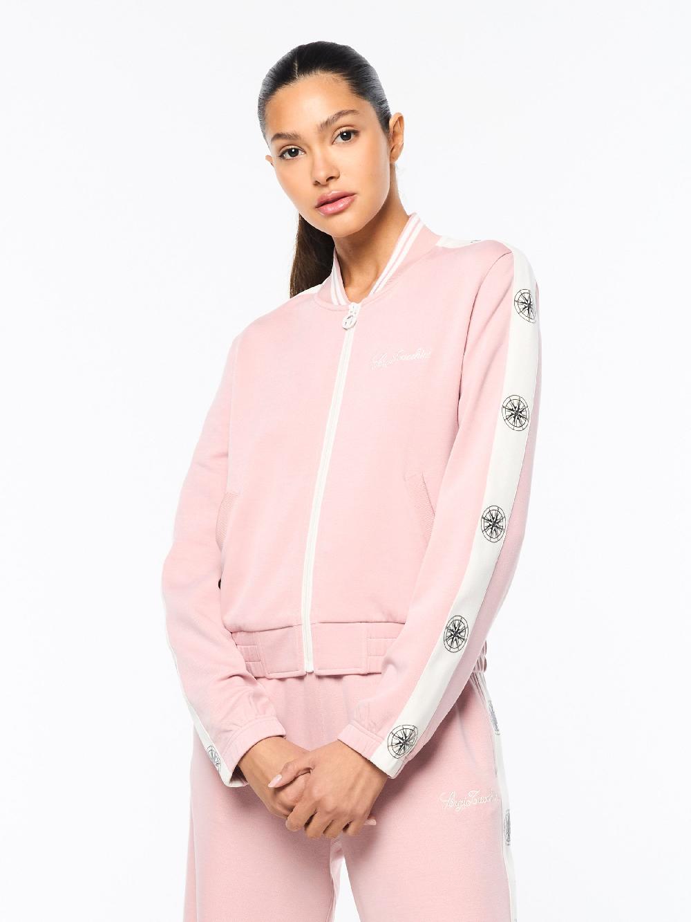 Egonlab X Sergio Tacchini Women's Bussola Track Jacket- Pale Mauve