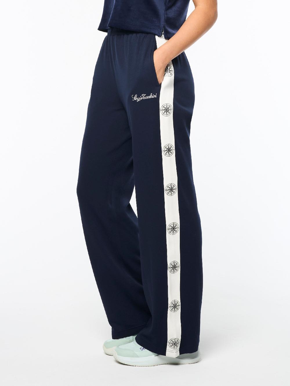 Egonlab X Sergio Tacchini Women's Bussola Track Pant- Maritime Blue