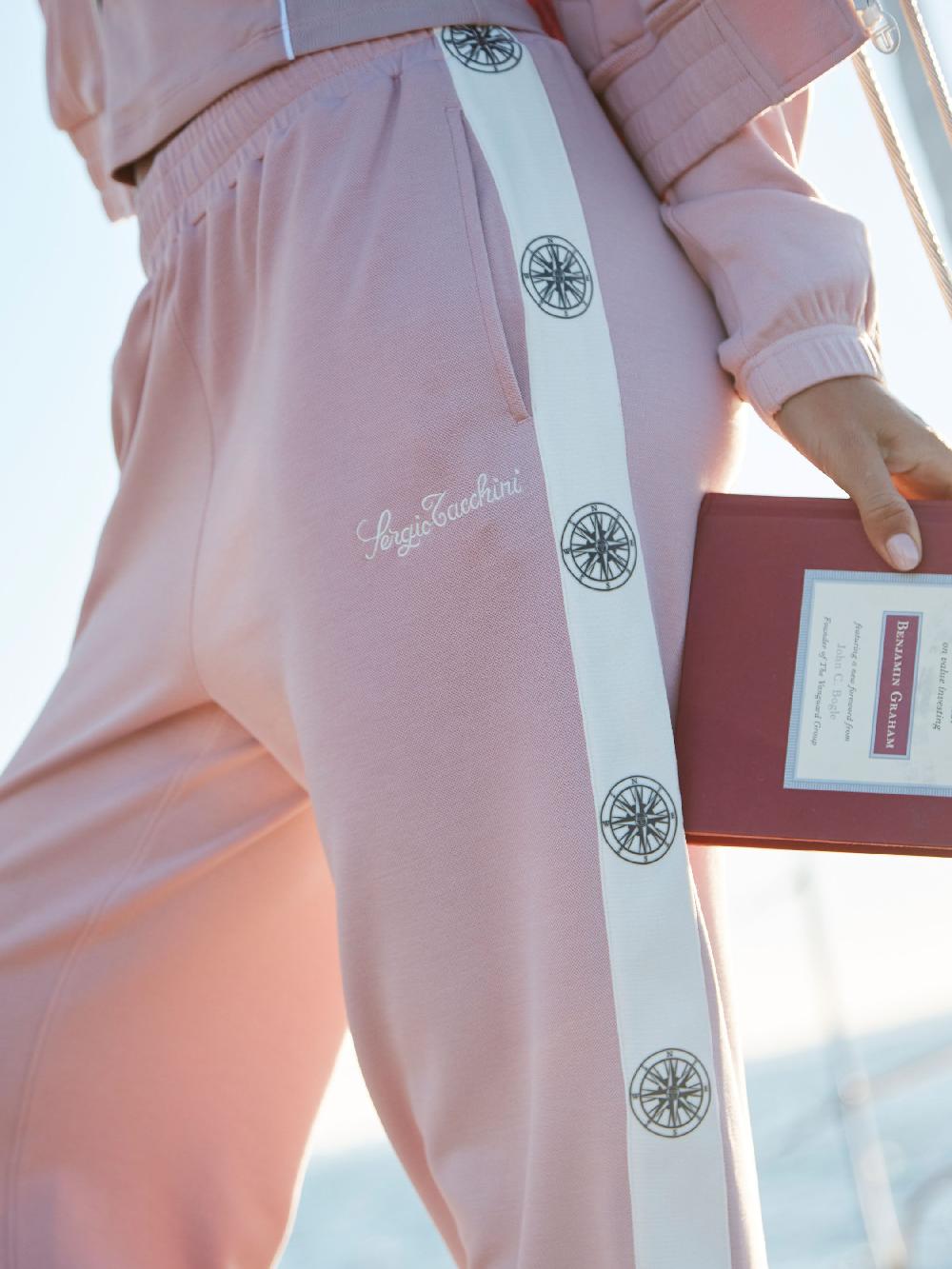 Egonlab X Sergio Tacchini Women's Bussola Track Pant- Pale Mauve