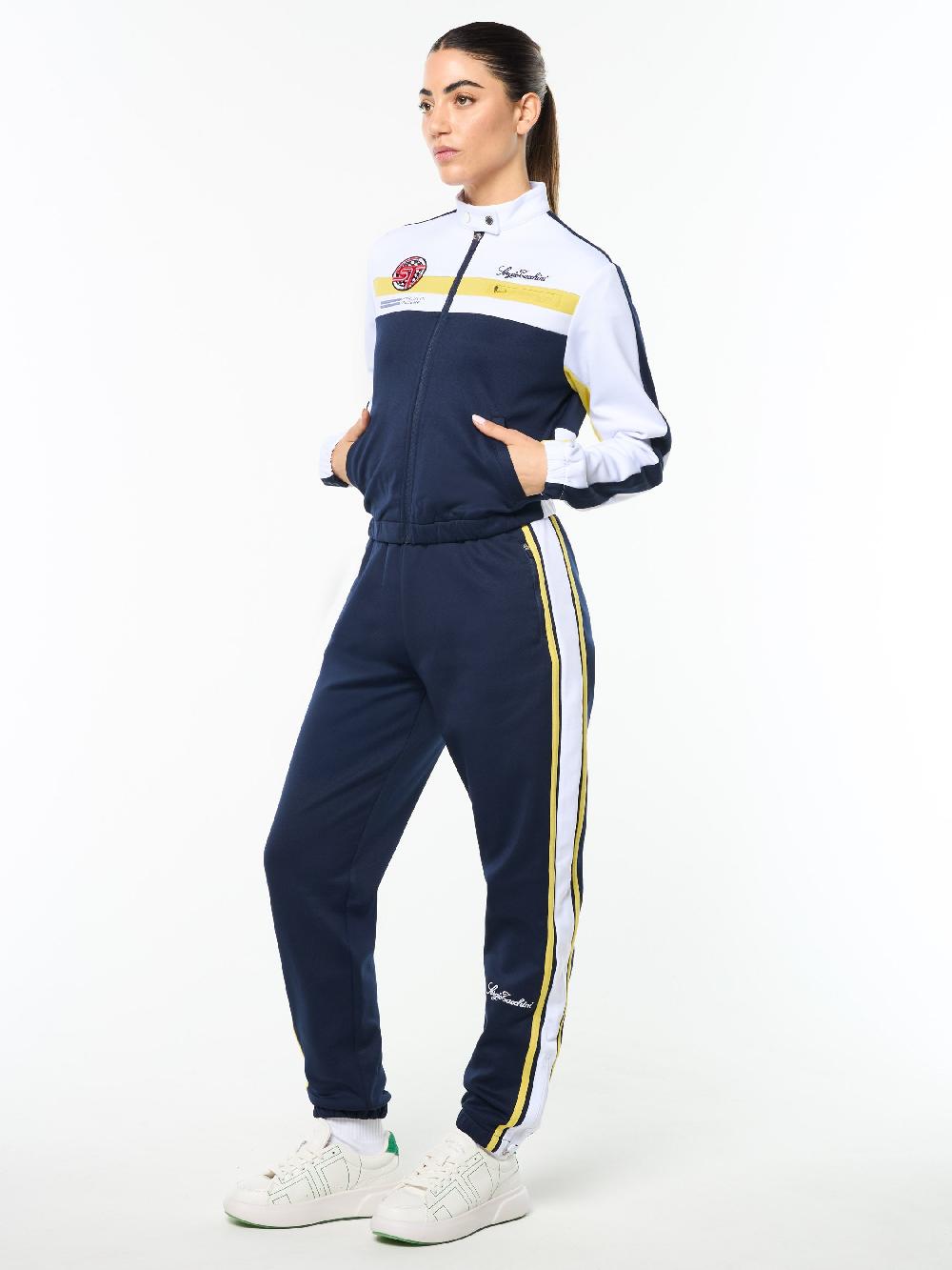 Egonlab X Sergio Tacchini Women's Corsa Track Jacket- Maritime Blue