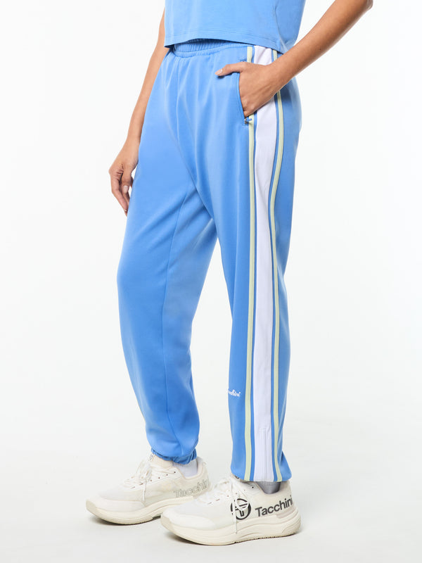 egonlab x sergio tacchini Women's Corsa Track Pant- Ultramarine
