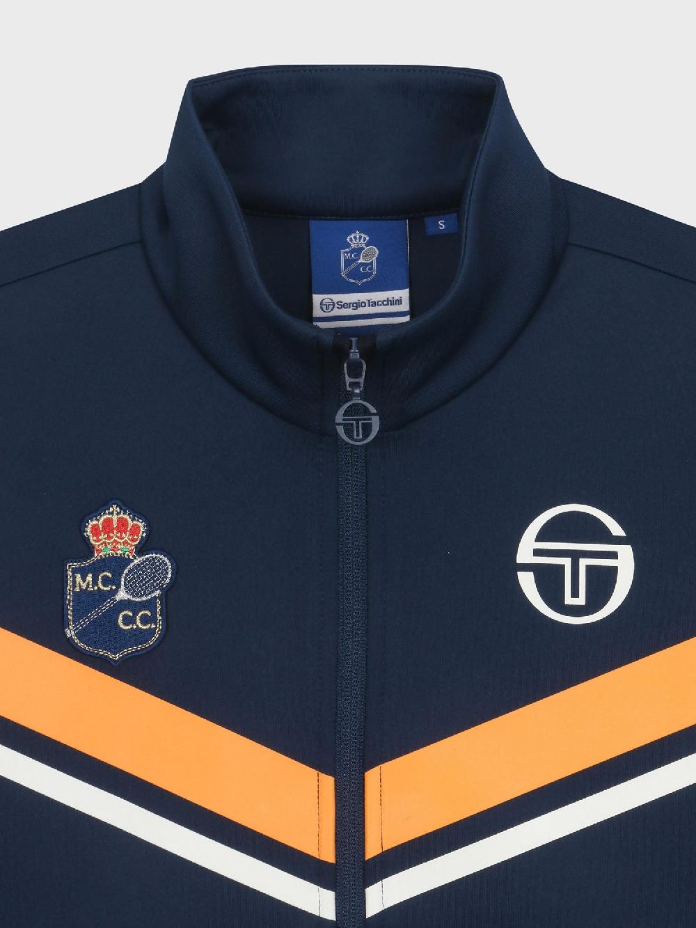 Egonlab X Sergio Tacchini Women's MC Staff Track Jacket- Navy