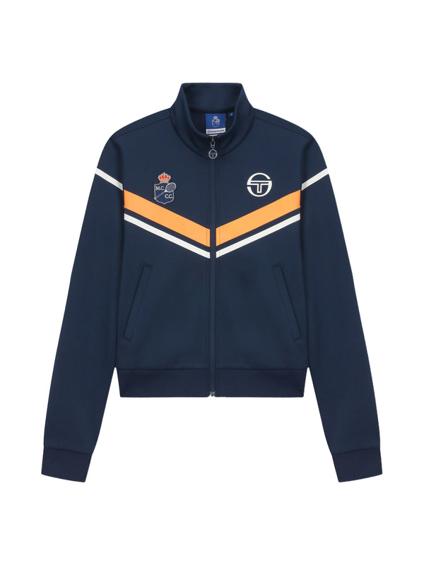 egonlab x sergio tacchini Women's MC Staff Track Jacket- Navy