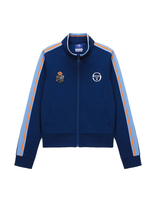 egonlab x sergio tacchini Women's SRE Staff Track Jacket- Navy