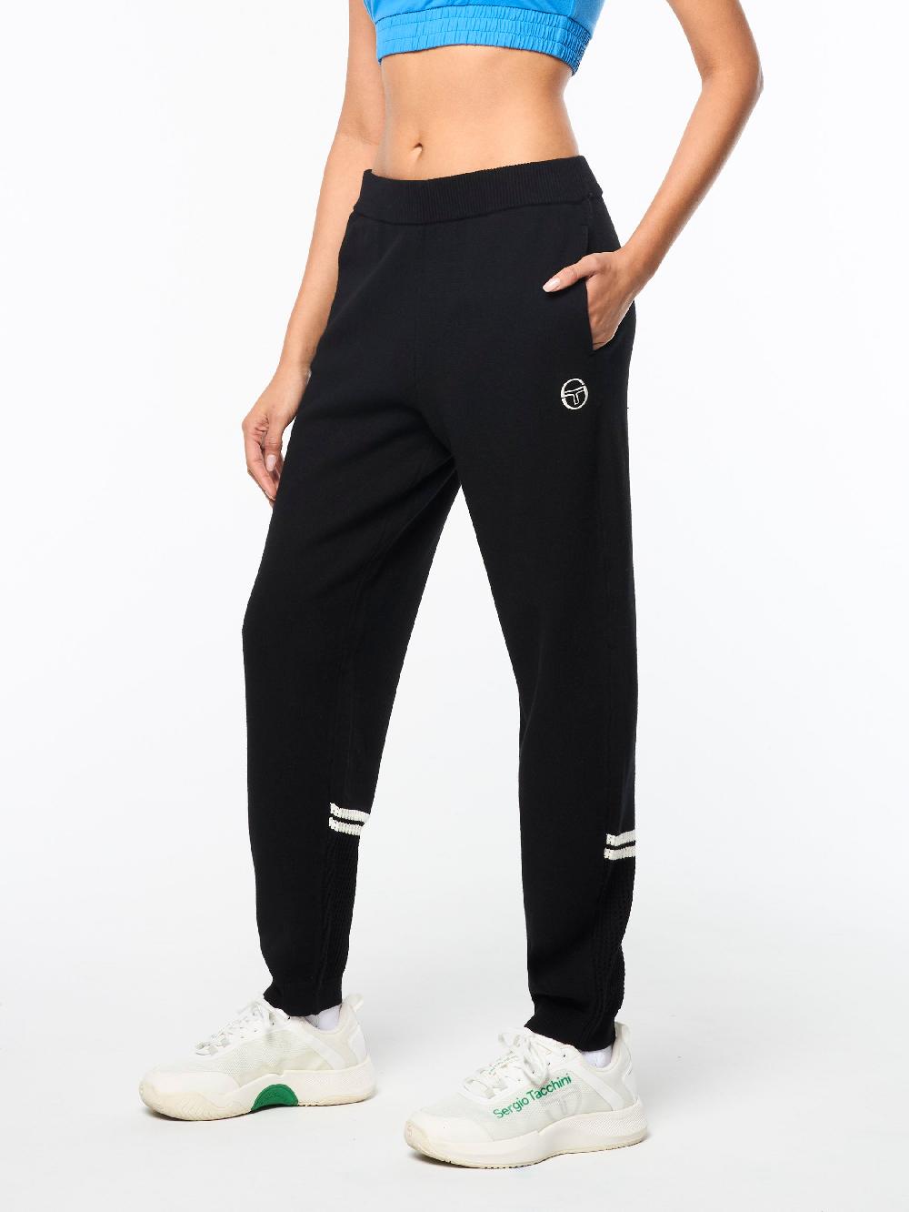 Egonlab X Sergio Tacchini Zeta Track Pant- Black Beauty