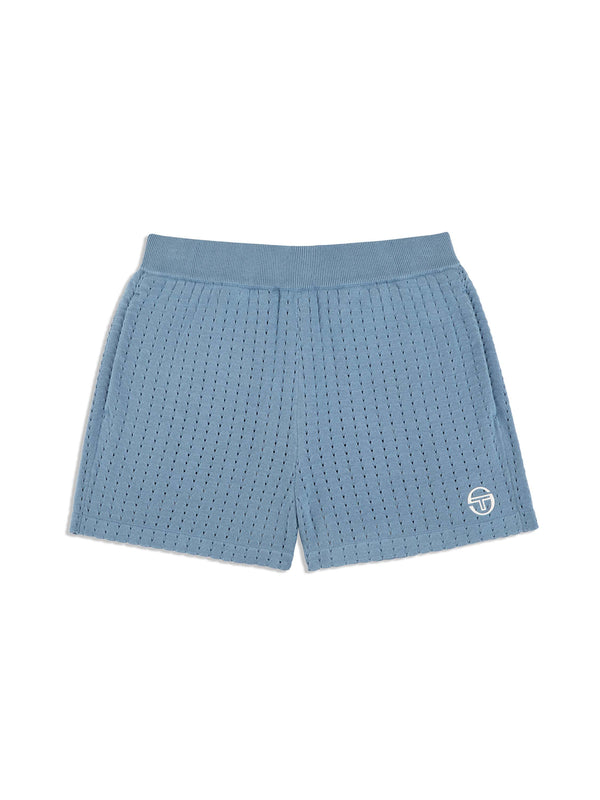 egonlab x sergio tacchini Zola Knit Short- Faded Denim