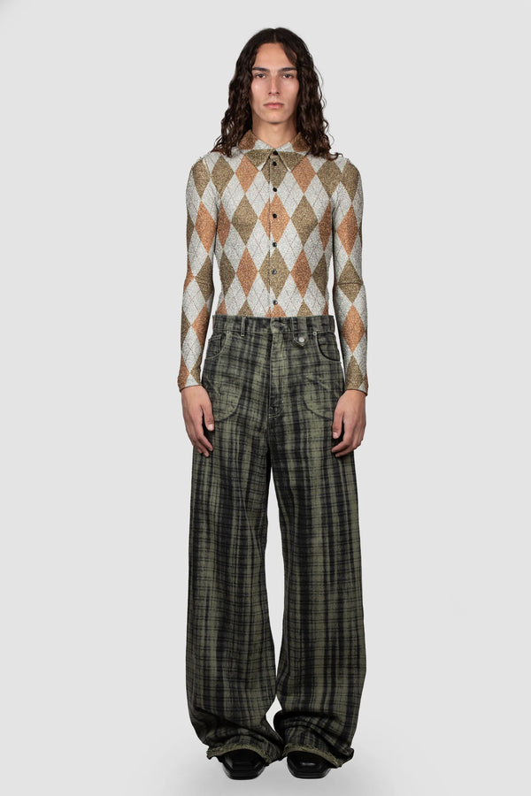 Egonlab. BAGGY DENIM PANTS