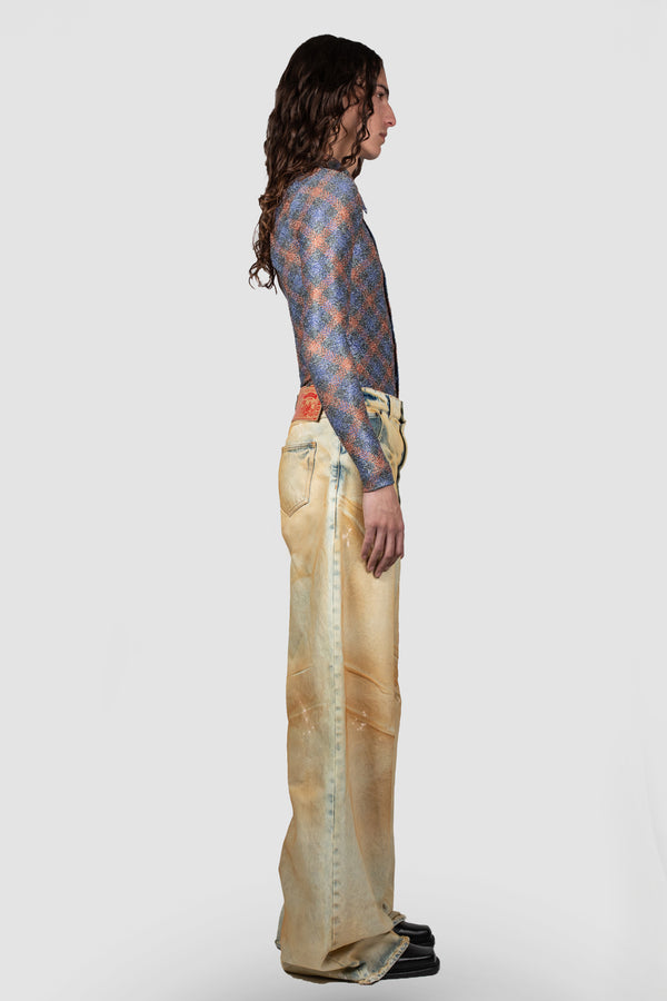 Egonlab. BAGGY DENIM PANTS