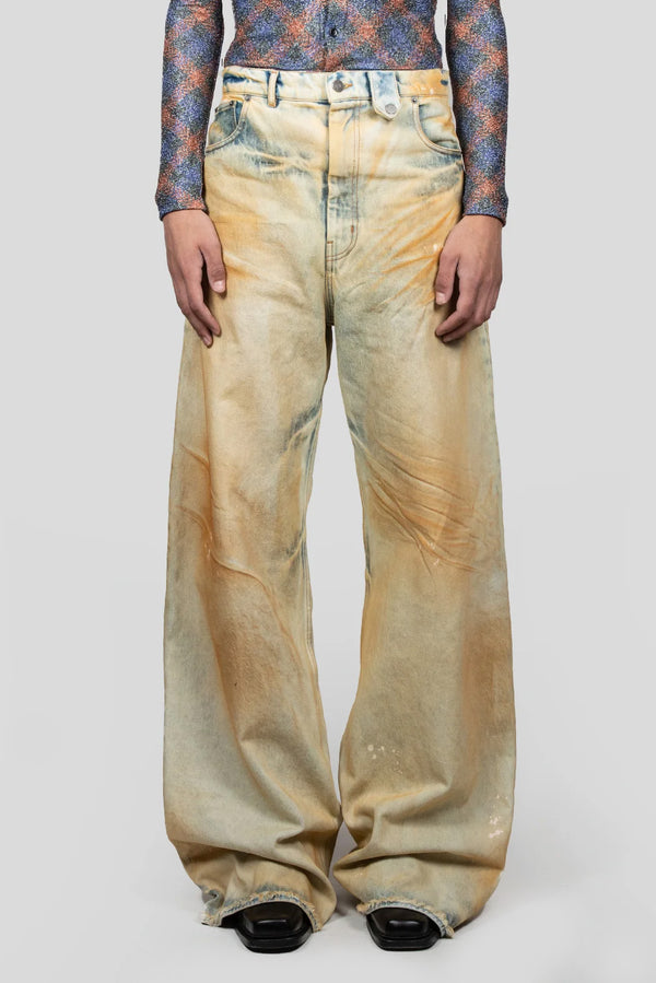 egonlab. BAGGY DENIM PANTS