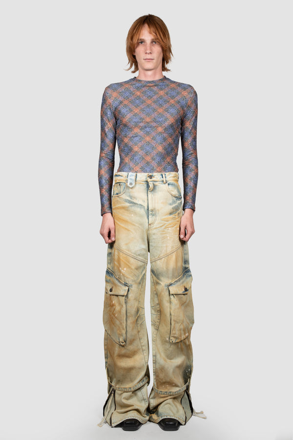 Egonlab. CARGO DENIM