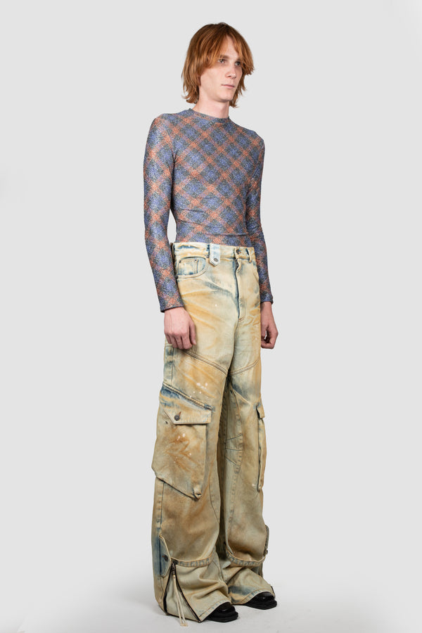 Egonlab. CARGO DENIM