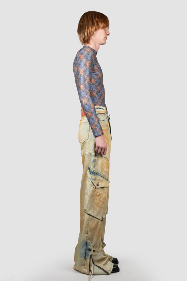 Egonlab. CARGO DENIM