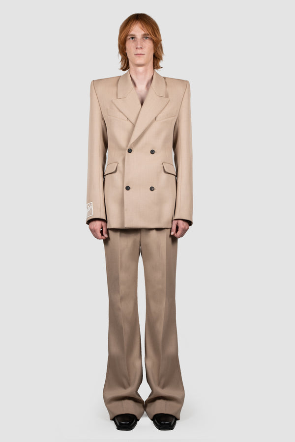 Egonlab. FITTED DOUBLE BREASTED JACKET
