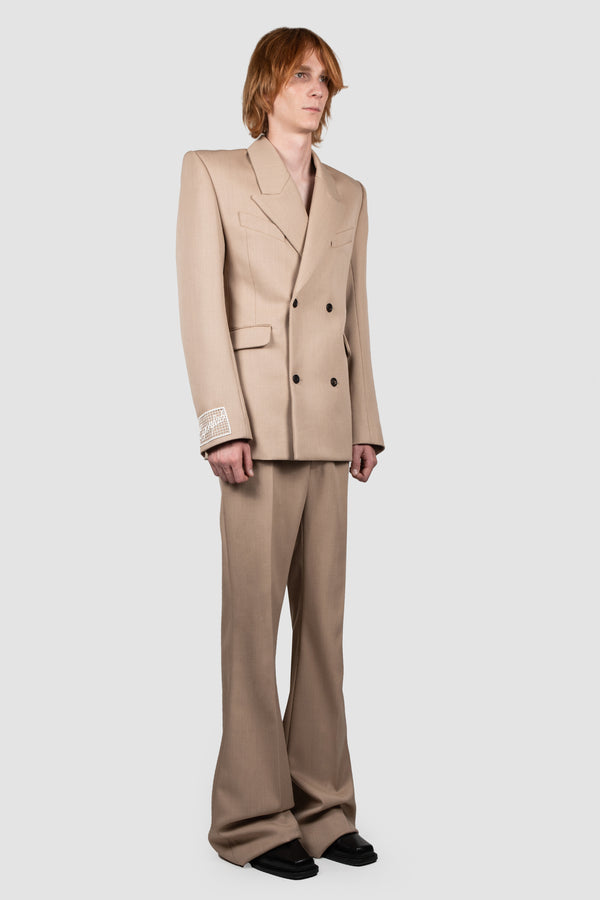 Egonlab. FITTED DOUBLE BREASTED JACKET