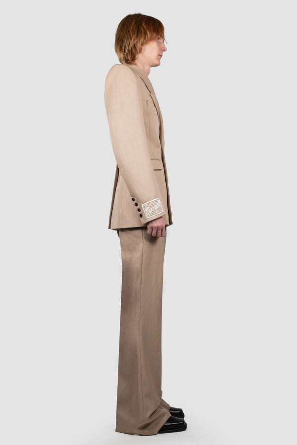 Egonlab. FITTED DOUBLE BREASTED JACKET