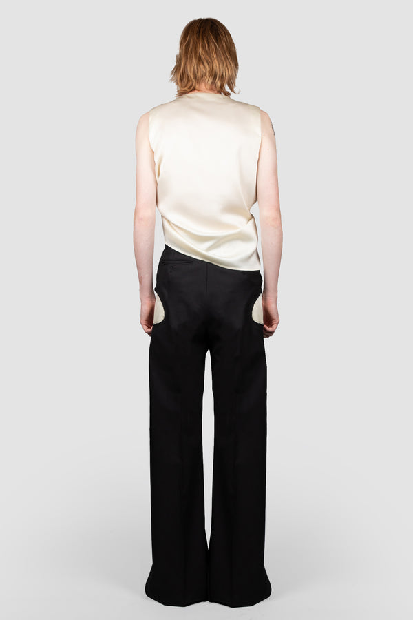 Egonlab. OPENWORK TROUSERS