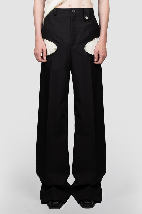 egonlab. OPENWORK TROUSERS