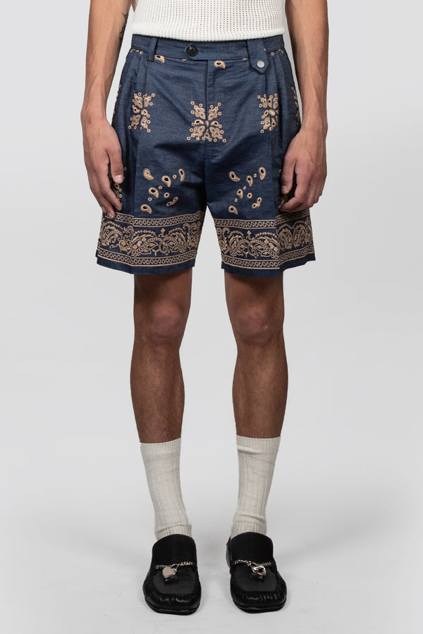 egonlab. PLEATED TAILORING SHORT