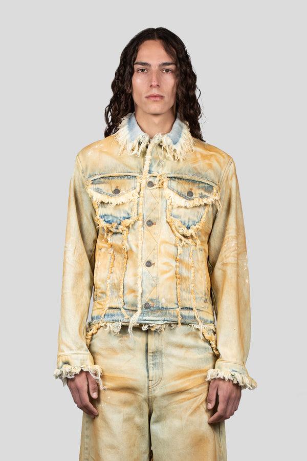 egonlab. RAW EDGES DENIM JACKET