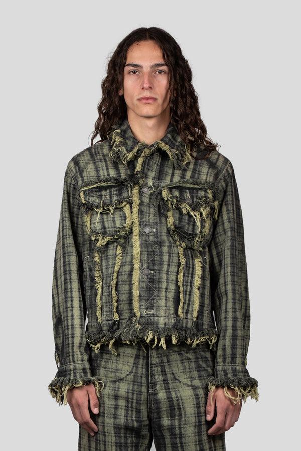 egonlab. RAW EDGES DENIM JACKET