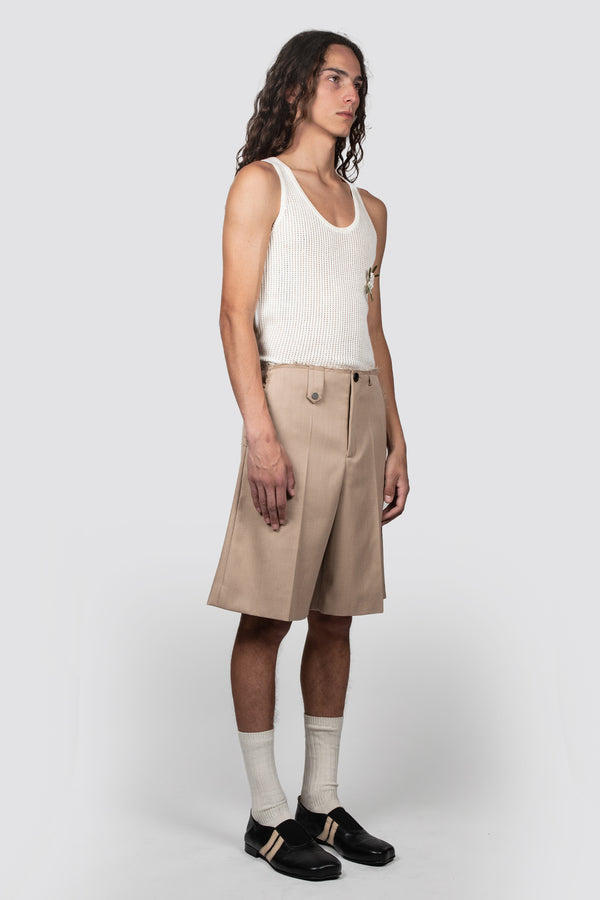 Egonlab. RAW EDGES TAILORING SHORT