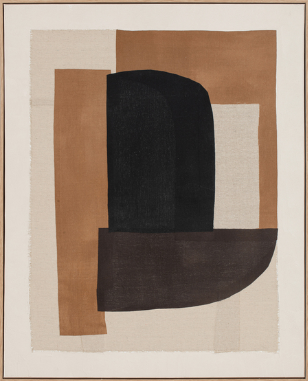 eight mood Ada Painting Framed poster Poster H100xW80xD3 8cm Black/Rust