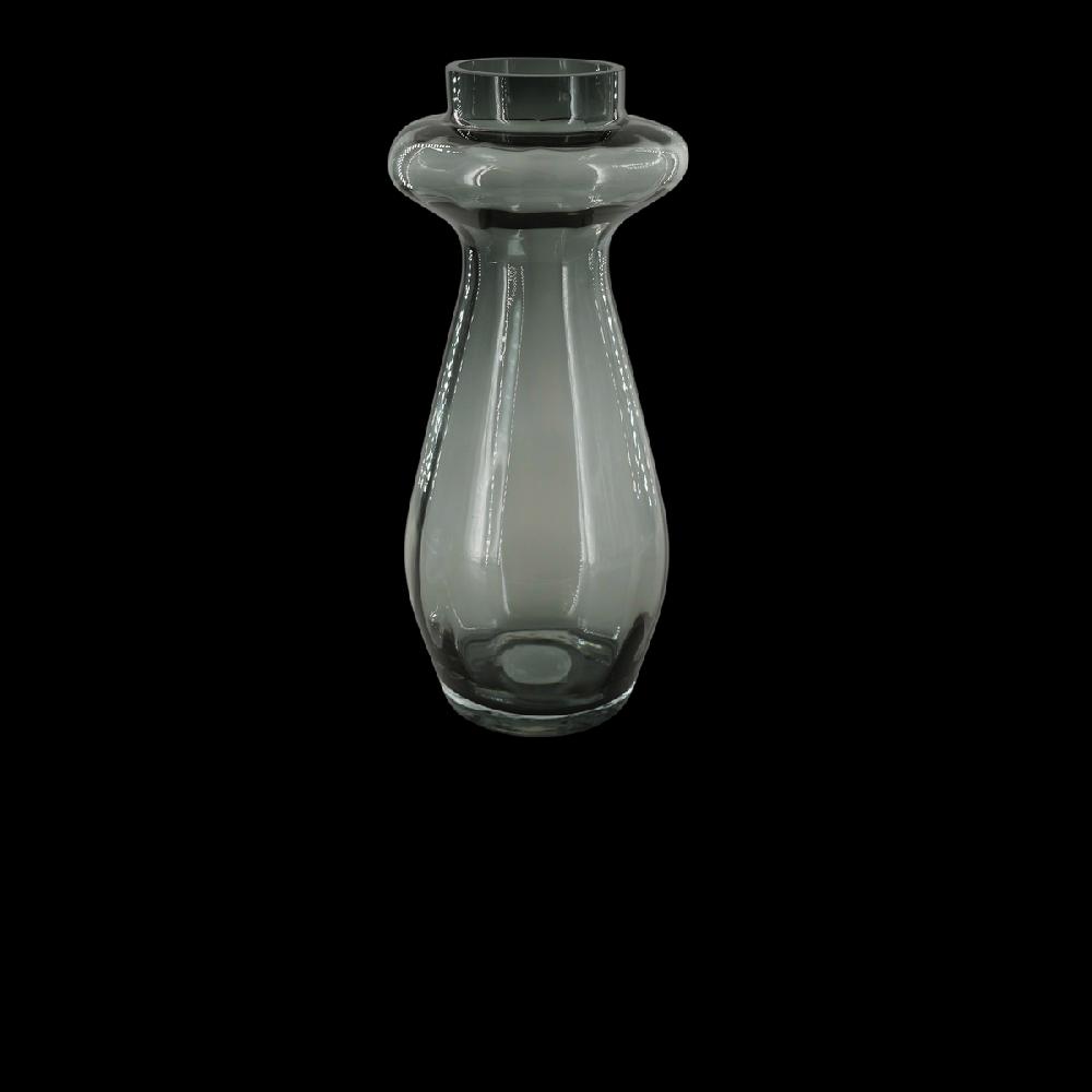 eight mood Belle Vase dia12xH29cm Dark Grey (mörkgrå)/Elephant Grey/Dk Grey Melange