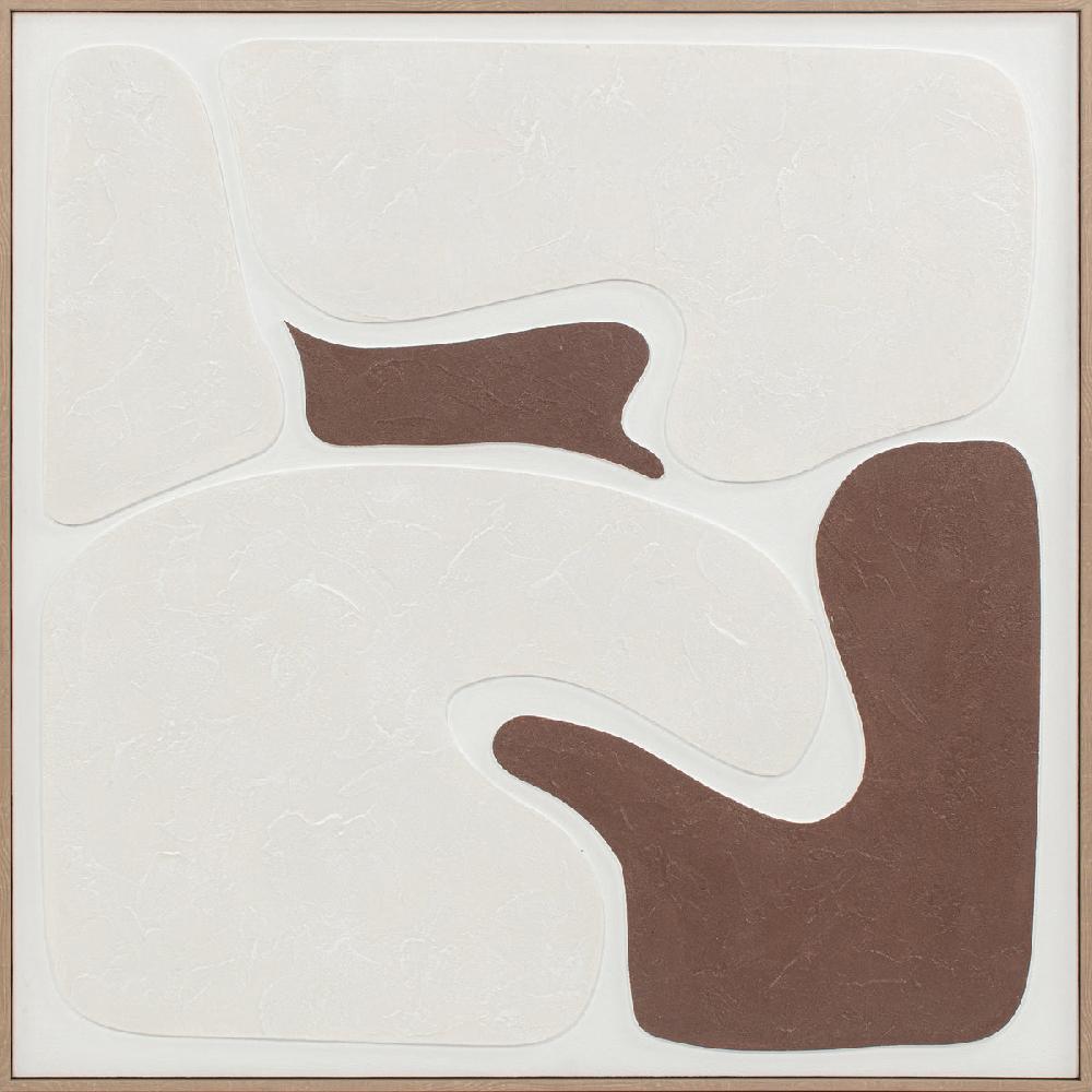 eight mood Carta Painting Painting H90xW90xD4.5cm Övrig - Brun/Kombi eight mood Carta Painting Painting H90xW90xD4.5cm Övrig - Brun/Kombi