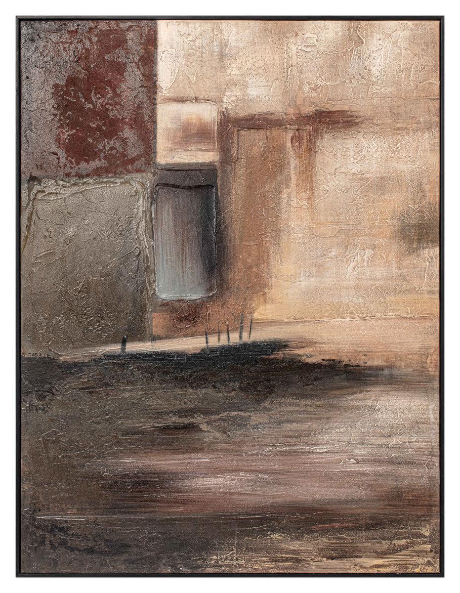 eight mood Cetera Hand Painting H120xW90xD4 5cm Brown