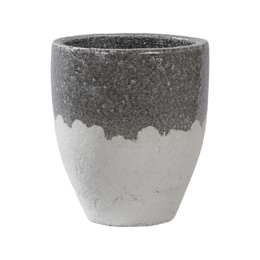 eight mood Clay Pot dia23.5xH27xW23.5cm Grey/Off White
