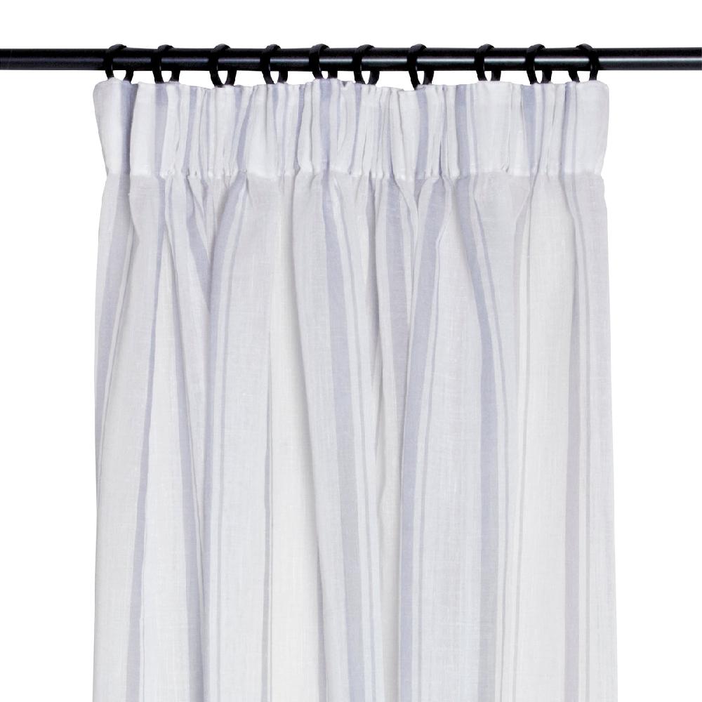 eight mood Cloudy Curtain Grey Blue/Off White 250cm Drawstring