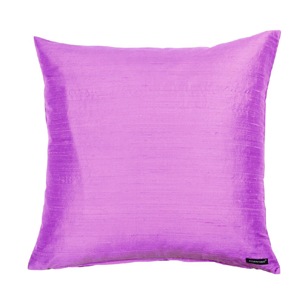 eight mood Dupion Cushion Cover Lilac 50 x 50 cm Plain