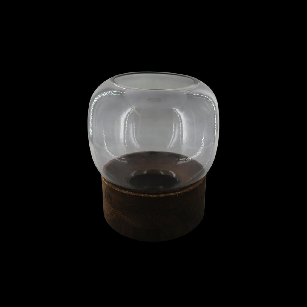 eight mood Edward Vase dia19 5xH23 5cm Dark Grey (mörkgrå)/Elephant Grey/Dk Grey Melange