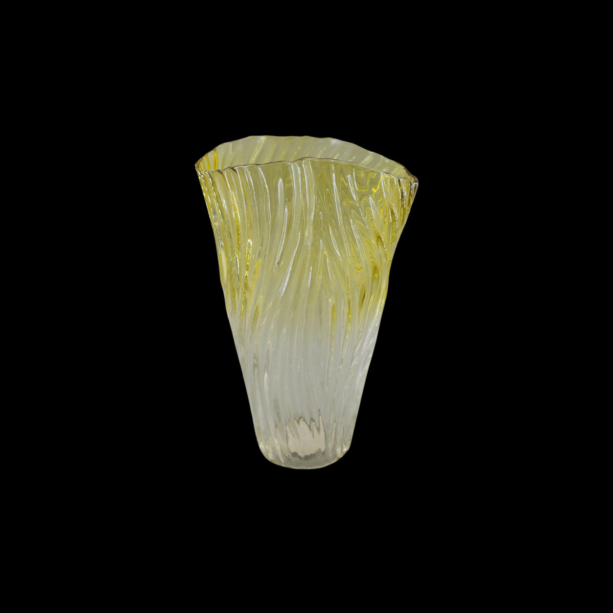 eight mood Aura Vase dia16xH25cm Brown