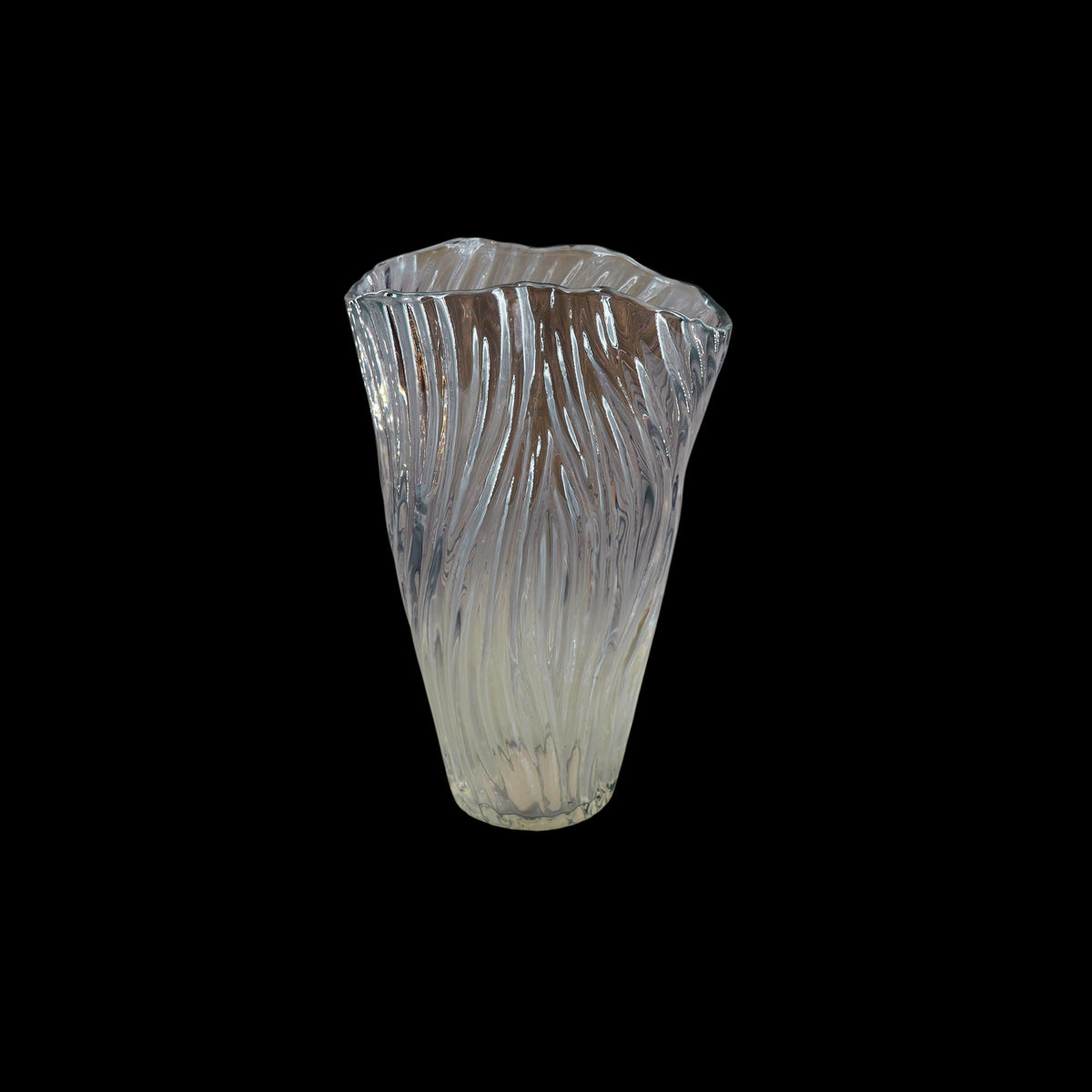 eight mood Aura Vase dia16xH25cm Grey