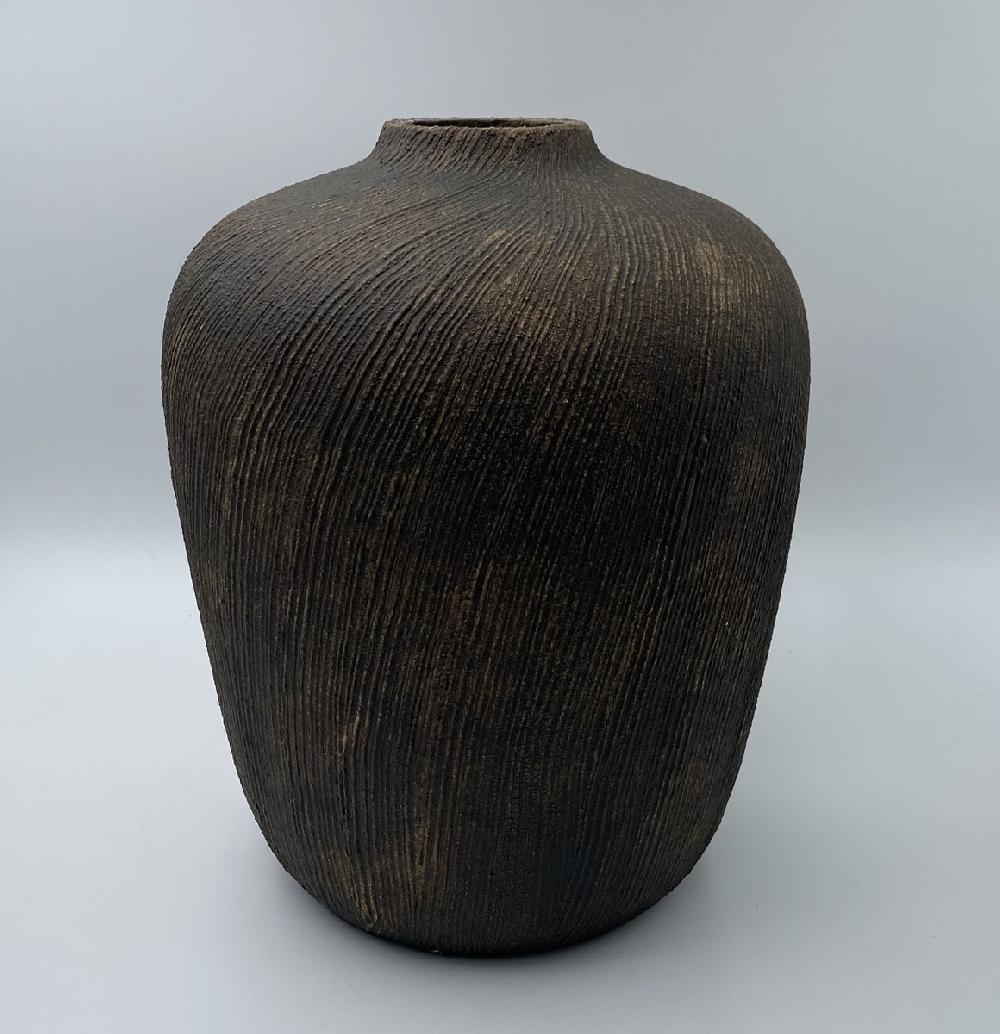eight mood Borea Vase dia32 5xH40cm Brown