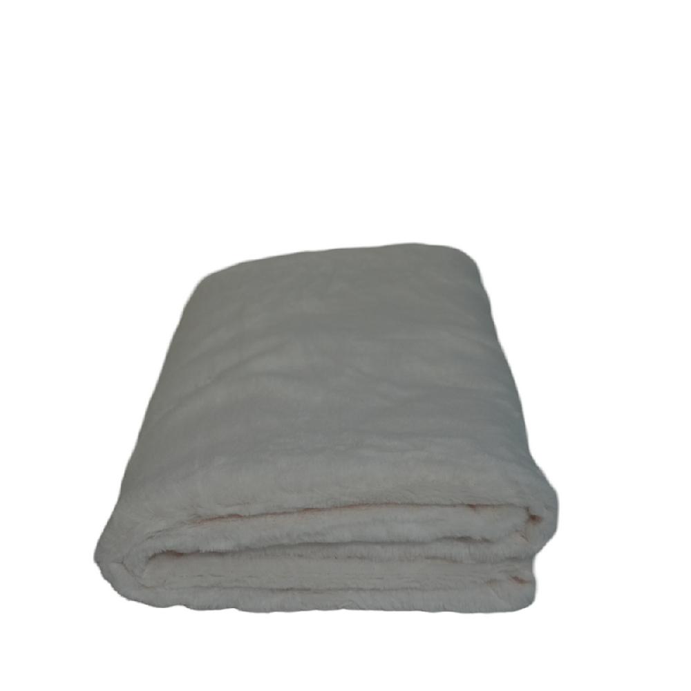 eight mood Fuzzy Throw L150xW130cm Off White