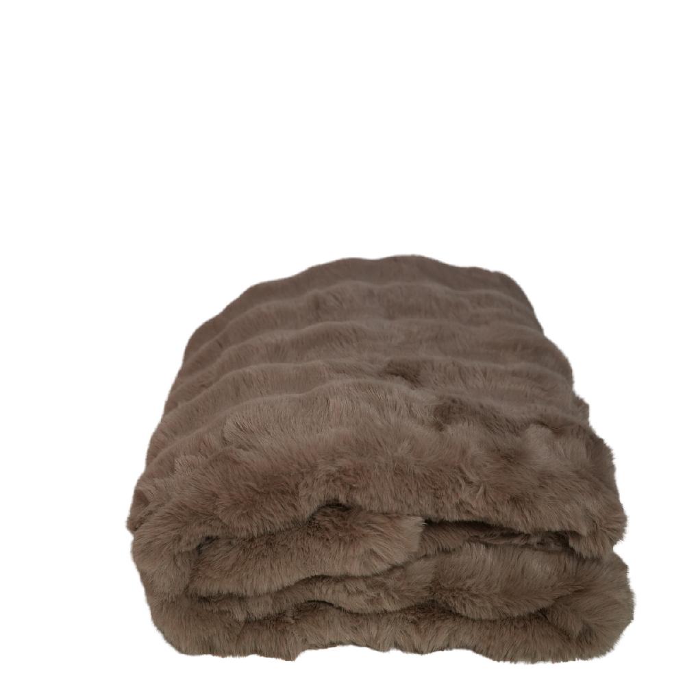 eight mood Heavenly Throw L150xW130cm Taupe