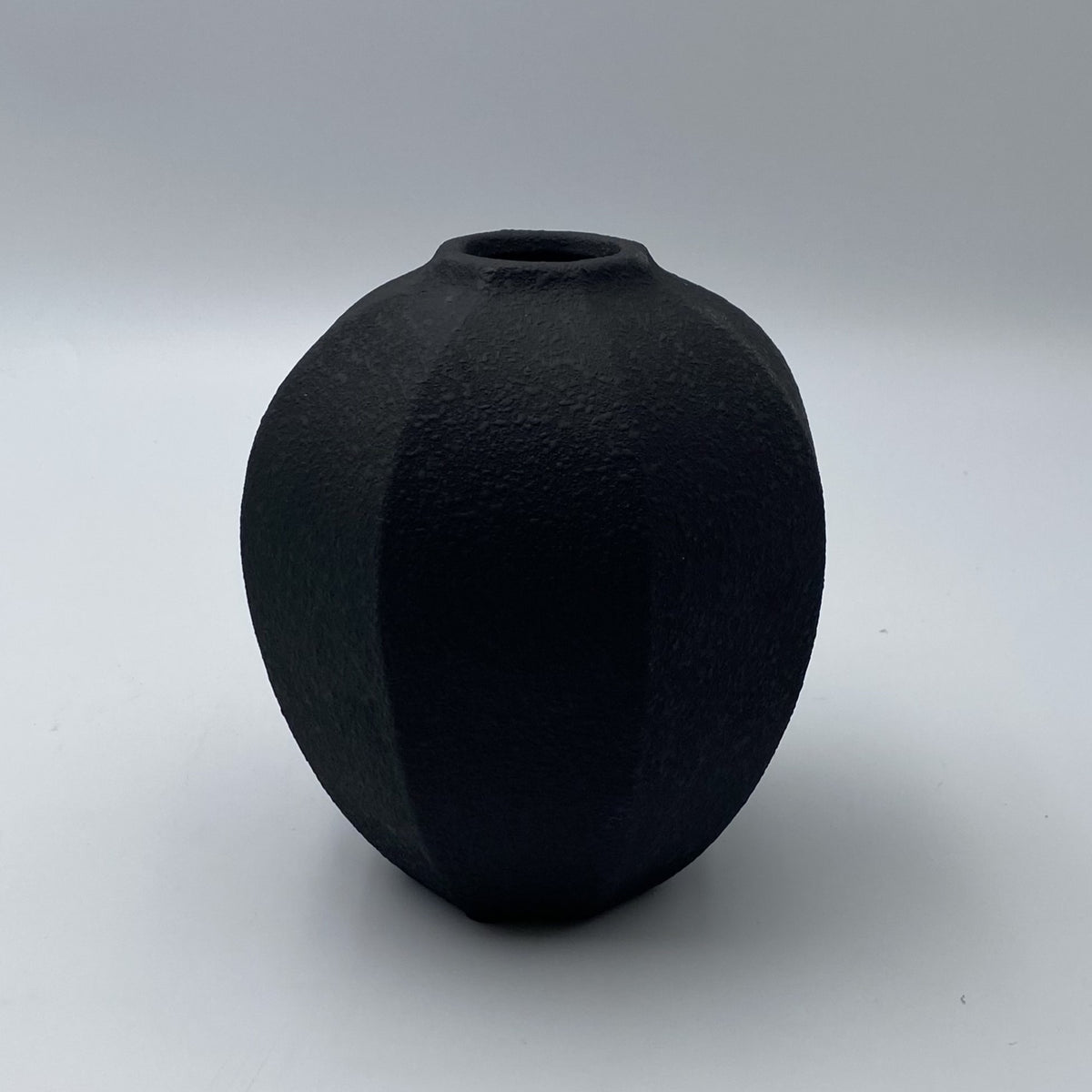 eight mood Japandi Vase dia21xH24 5cm Black
