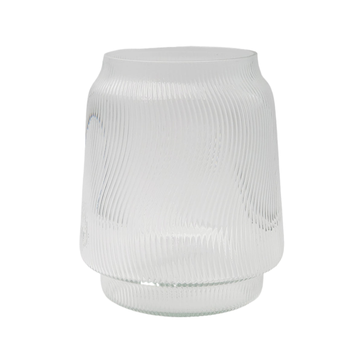 eight mood Karla Vase H26xW22xD18cm Clear