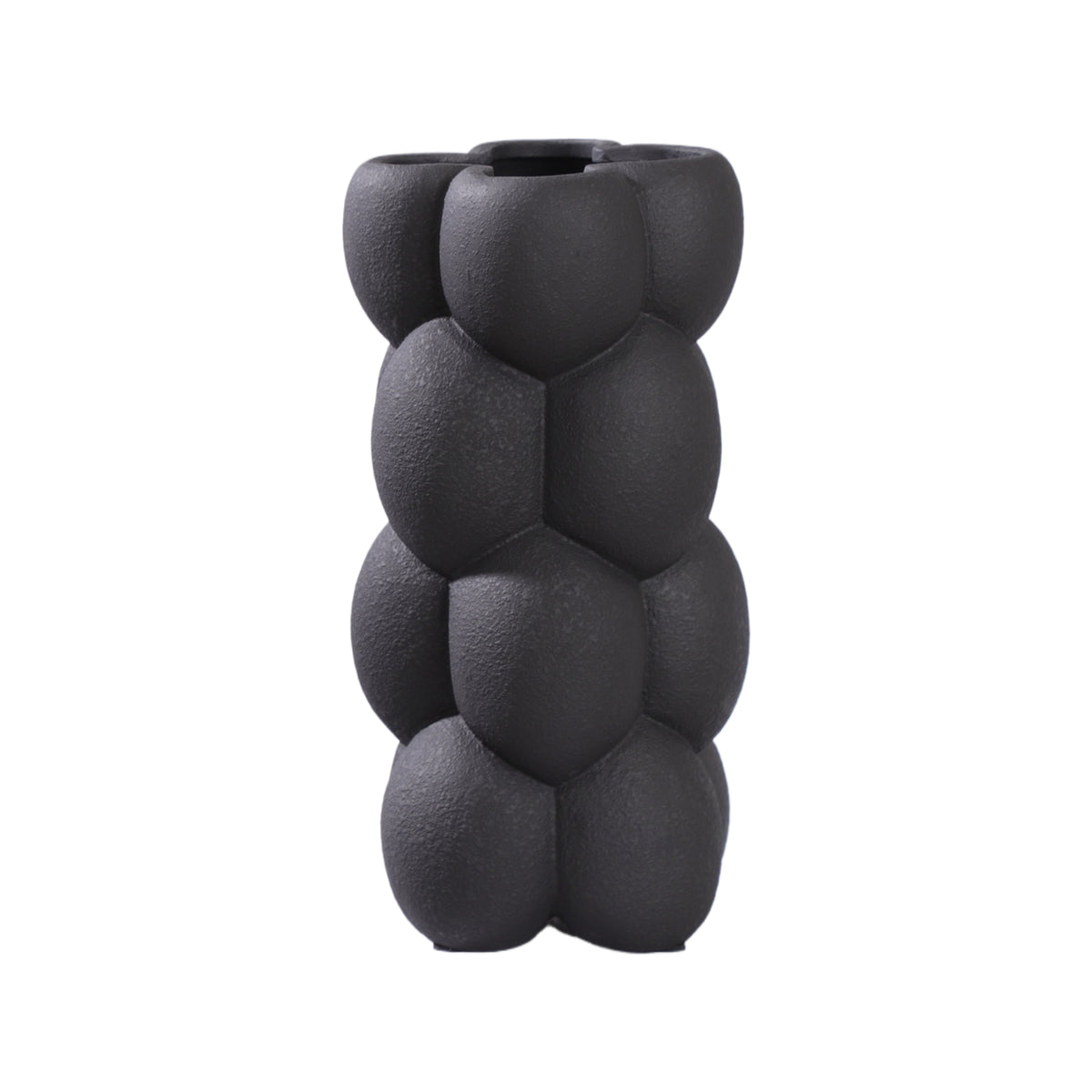 eight mood Limestone Vase dia18xH36xW18cm Black