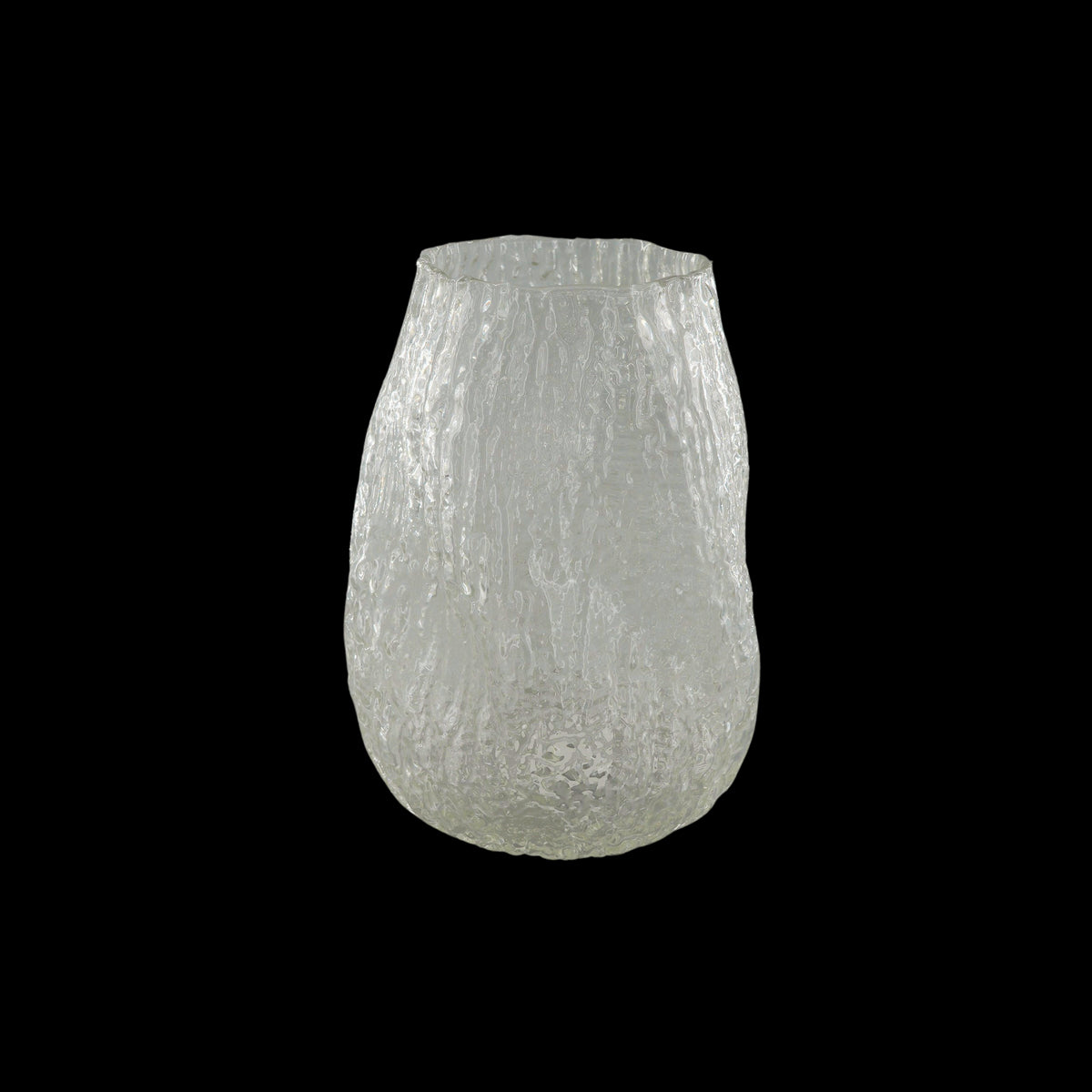 eight mood Lotus Vase dia18xH25cm Clear
