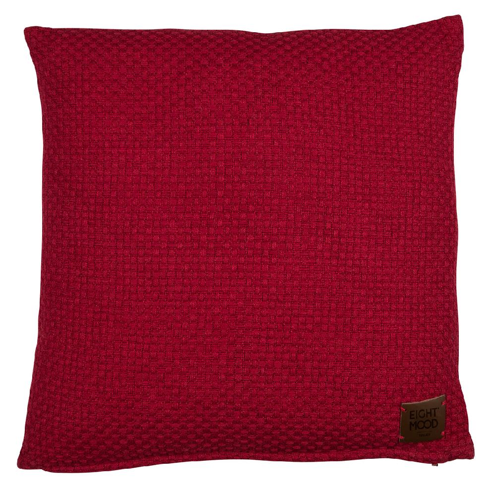 eight mood Milly Cushion 50x50cm Dark Red Plain