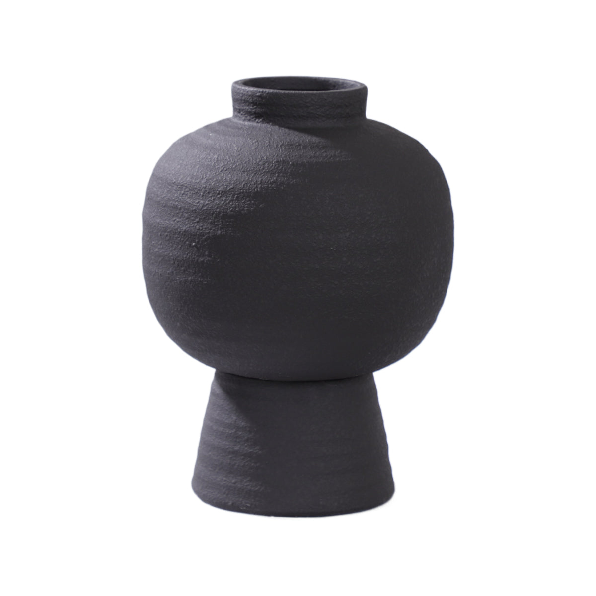 eight mood Oasis Vase dia25xH33cm Sandy Black