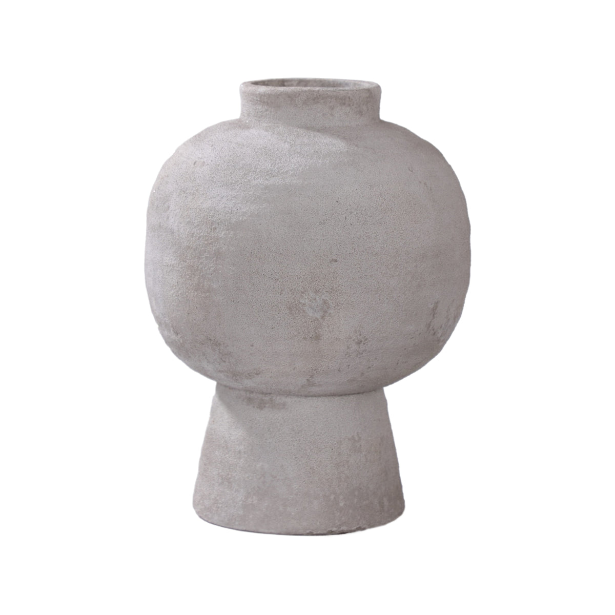 eight mood Oasis Vase dia25xH33cm Sandy Grey